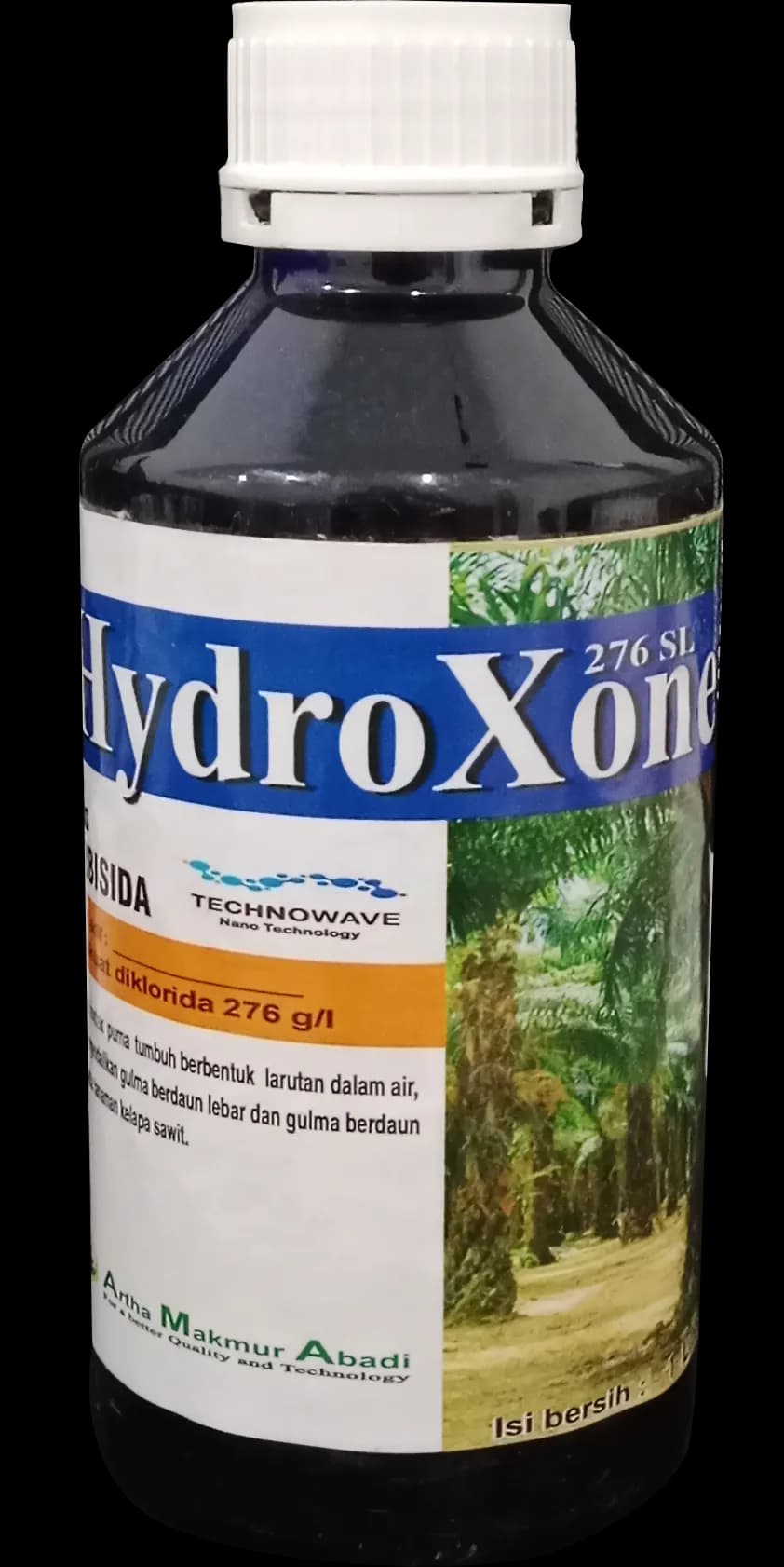 botol plastik 1 L HYDROXONE 276 SL Herbisida Kontak Purna Tumbuh
